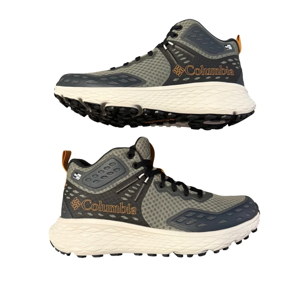 Columbia Konos TRS OutDry Hiking Shoes Mens 9 Grey Excellent Waterproof Boots